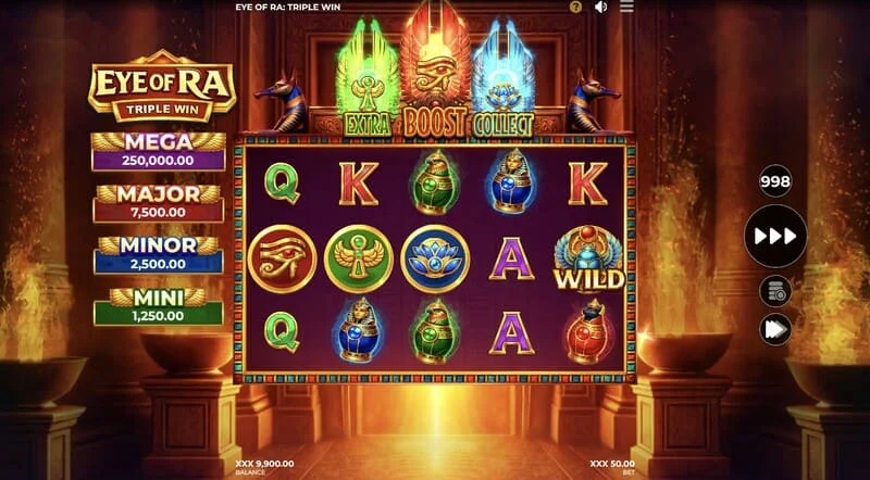 Eye of Ra Triple Win – Wild muncul pada kekili